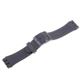 Maxbell 19mm Silicone Rubber Replacement Watch Bands Waterproof Gray 1