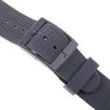 Maxbell 19mm Silicone Rubber Replacement Watch Bands Waterproof Gray 1