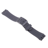 Maxbell 19mm Silicone Rubber Replacement Watch Bands Waterproof Gray 1