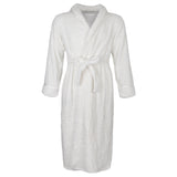 Maxbell Women Men Long Night-Robe Sleepwear Bathrobe Spa Shower Robes 3XL White