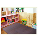 Maxbell 1.2m-Baby Safety Table Edge Corner Anti-crash Wall Guard Cushion Brown