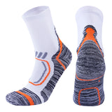 Maxbell Women Men Winter Sports Hiking Socks Thermal Snow Ski Crew Sock White XL