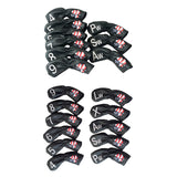 Maxbell 9/11 Pieces Golf Club Head Cover Iron Putter Headcover Protect Sleeve 9Pcs