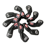 Maxbell 9/11 Pieces Golf Club Head Cover Iron Putter Headcover Protect Sleeve 9Pcs