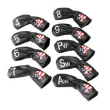 Maxbell 9/11 Pieces Golf Club Head Cover Iron Putter Headcover Protect Sleeve 9Pcs