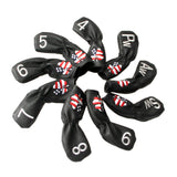 Maxbell 9/11 Pieces Golf Club Head Cover Iron Putter Headcover Protect Sleeve 9Pcs