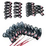 Maxbell 9/11 Pieces Golf Club Head Cover Iron Putter Headcover Protect Sleeve 9Pcs