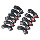 Maxbell 9/11 Pieces Golf Club Head Cover Iron Putter Headcover Protect Sleeve 11Pcs