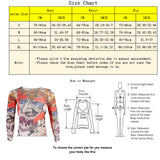 Maxbell Men Summer Elastic Ultra-thin Quick-drying Long Sleeve Tattoo Bodysuit No.33