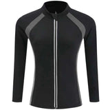 Maxbell Women Workout Base Layer Sporting Coat Tight-fitting Long-sleeved Top L