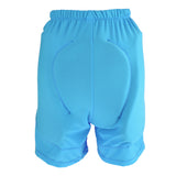 Maxbell Ski Hip Pad Shorts Skateboarding Butt Protective Gear for Kids Blue M