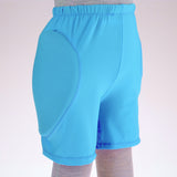 Maxbell Ski Hip Pad Shorts Skateboarding Butt Protective Gear for Kids Blue M