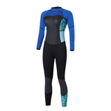 Maxbell Women Full Body Wetsuit UPF 50+ Scuba Diving Surf Rash Guard Royal Blue L