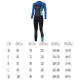 Maxbell Women Full Body Wetsuit UPF 50+ Scuba Diving Surf Rash Guard Royal Blue L