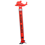 Maxbell Scuba Diving Surface Marker Buoy SMB Underwater Safety Buoy Orange 5FT