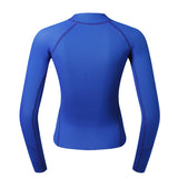 Maxbell 2mm Neoprene Women Wetsuit Jacket Coat for Scuba Diving Swimming Blue XS