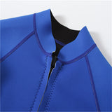 Maxbell 2mm Neoprene Women Wetsuit Jacket Coat for Scuba Diving Swimming Blue XS