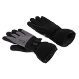 Maxbell Winter Gloves with Wrist Strap for Skiing Snowboarding Shoveling black