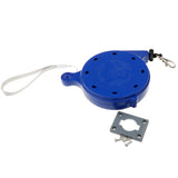 Maxbell Automatic Retractable Safety Fishing Rod Lanyard Rope Retractor 20m Blue