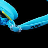 Maxbell Kids Anti-Fog Waterproof PC Swimming Goggles Glasses Cute Crab Frame Cyan