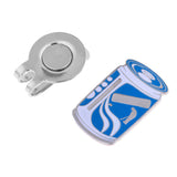 Maxbell Alloy Golf Magnetic Hat Clip with Ball Marker Golfer Accessories C248 Blue