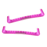 Maxbell 2pcs Soft Plastic Ice Hockey Figure Skate Blade Guard Cover Protector Fushia