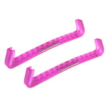 Maxbell 2pcs Soft Plastic Ice Hockey Figure Skate Blade Guard Cover Protector Fushia