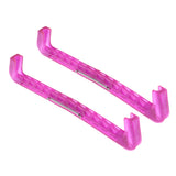 Maxbell 2pcs Soft Plastic Ice Hockey Figure Skate Blade Guard Cover Protector Fushia