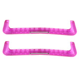 Maxbell 2pcs Soft Plastic Ice Hockey Figure Skate Blade Guard Cover Protector Fushia