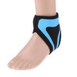 Maxbell Foot Ankle Protector Support Guard Brace Compression Foot Wrap Left Blue