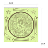 Maxbell Constellation Pattern Luminous Wall Sticker Waterproof Wallpaper Aquarius