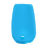 Maxbell Car Key Silicone 3 Buttons Protective Case Cover For Toyota Mirai  Blue