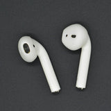 Maxbell Pair Silicone Earbuds Tips Eartips for Apple AirPods iPhone 7 Earphone White