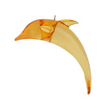 Maxbell Wall Art Hanging Decor Resin Dolphin Pendant Wall Ceiling Decor Yellow S