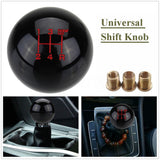 Maxbell Universal Car 5 Manual Speed Round Ball Gear Shift Knob Lever  Red