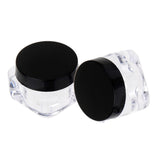 Maxbell 2Pcs Cosmetic Empty Jar Pot Eyeshadow Makeup Face Cream Lip Balm Container