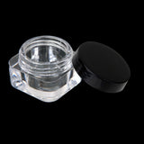 Maxbell 2Pcs Cosmetic Empty Jar Pot Eyeshadow Makeup Face Cream Lip Balm Container