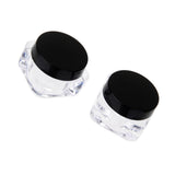 Maxbell 2Pcs Cosmetic Empty Jar Pot Eyeshadow Makeup Face Cream Lip Balm Container