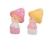 Maxbell 4pcs Miniature Dollhouse Bonsai Fairy Garden Landscape Mushroom Doll Decor