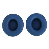 Maxbell 1 Pair Protein Leather Replacement Ear Pads for Monster Beats SOLO 2.0 Blue