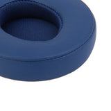 Maxbell 1 Pair Protein Leather Replacement Ear Pads for Monster Beats SOLO 2.0 Blue