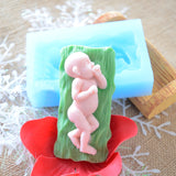 Maxbell Sleeping Baby Shape Silicone Clay Mold Mould For Fondant Cake Decorating