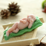 Maxbell Sleeping Baby Shape Silicone Clay Mold Mould For Fondant Cake Decorating