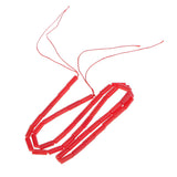 Maxbell Deep Red Column Natural Coral Beads Strand 16 Inch