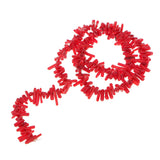 Maxbell Deep Red Bamboo Branch Loose Beads 9-12mm / 16 Inch