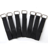 Maxbell Nylon Straps Cable Tie Wire Rope Hook and Loop Organiser 10pcs Black