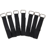 Maxbell Nylon Straps Cable Tie Wire Rope Hook and Loop Organiser 10pcs Black