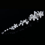 Maxbell Bridal Bridesmaid Wedding Pearl Diamante Butterfly Love Flower Headband Tiara