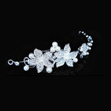 Maxbell Bridal Bridesmaid Wedding Pearl Diamante Butterfly Love Flower Headband Tiara