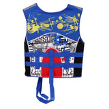 Maxbell Kids Buoyancy Life Jackets Vest with Whistle for Swimming Kayaking L Blue